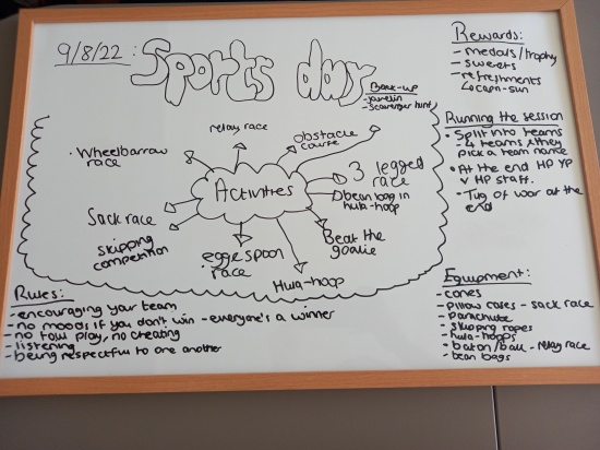 Sports day planning